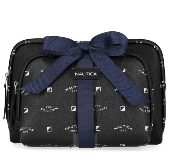 SET DE DOS COSMETIQUERAS - NAUTICA GRANDE Y PEQUENA